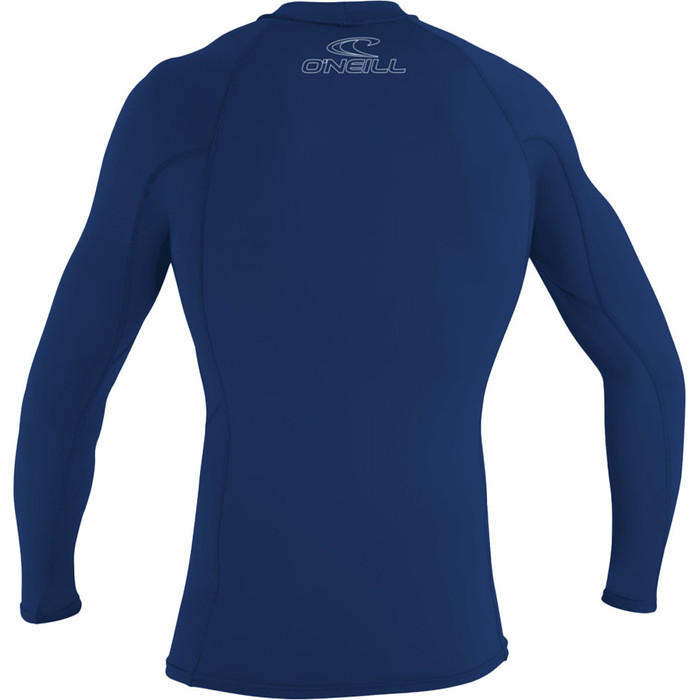 2024 O'Neill Mens Basic Skins Langarm Rash Guard 3342 - Navy